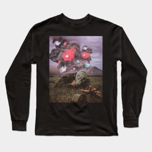 Social Media Instagram Surreal "Modern Warfare" Art by Cult Class Long Sleeve T-Shirt